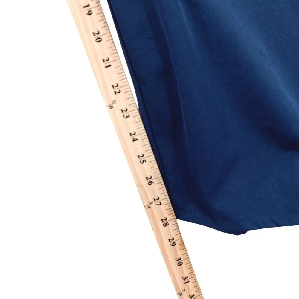 Peter Millar Performance 5-Pocket Pants Mens 48x28 Blue Poly Regular Golf EB66